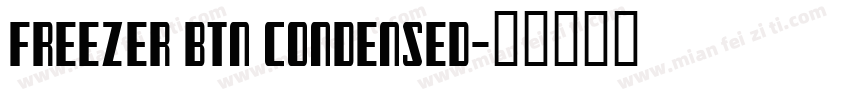 Freezer BTN Condensed字体转换
